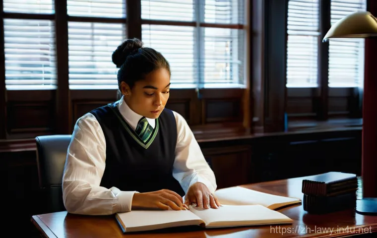 변호사 면접에서 자주 묻는 질문 - **A diverse team of legal professionals collaborating intensely on a complex case in a modern law of...