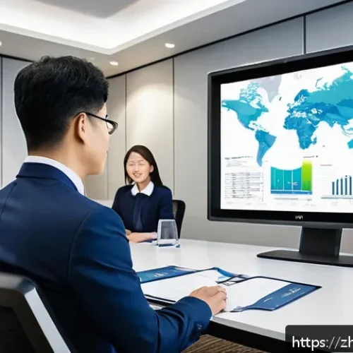 변호사와 기업 윤리 자문 사례 - A modern corporate office scene showcasing a professional legal advisor in business attire leading a...