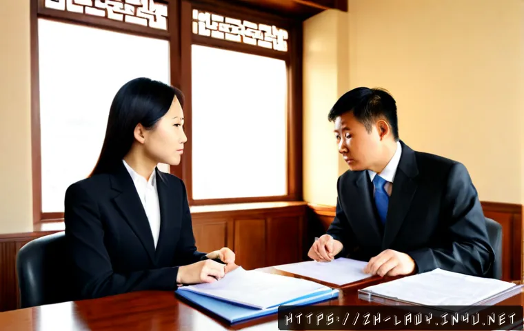 법률 실무에서 발생하는 문제 해결법 - Photorealistic legal problem-solving consultation in a modern Chinese law office, experienced East A...